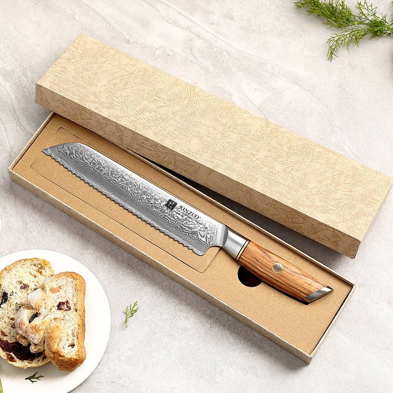 The bread knife that saws, never presses
