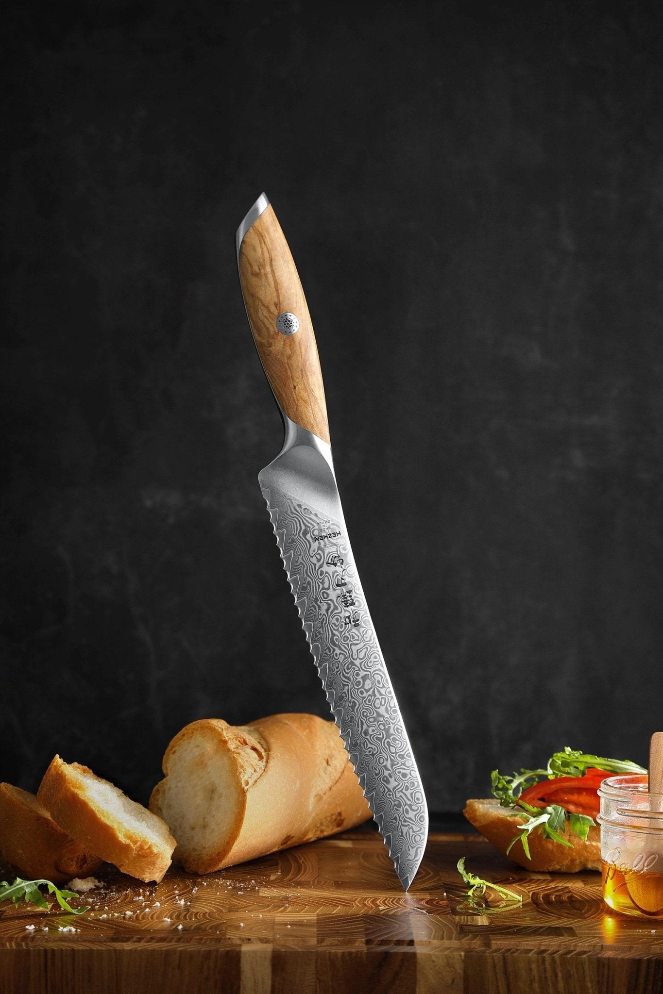 8.5" Bread Knife - X1 Series (X01) - Xinzuo Australia