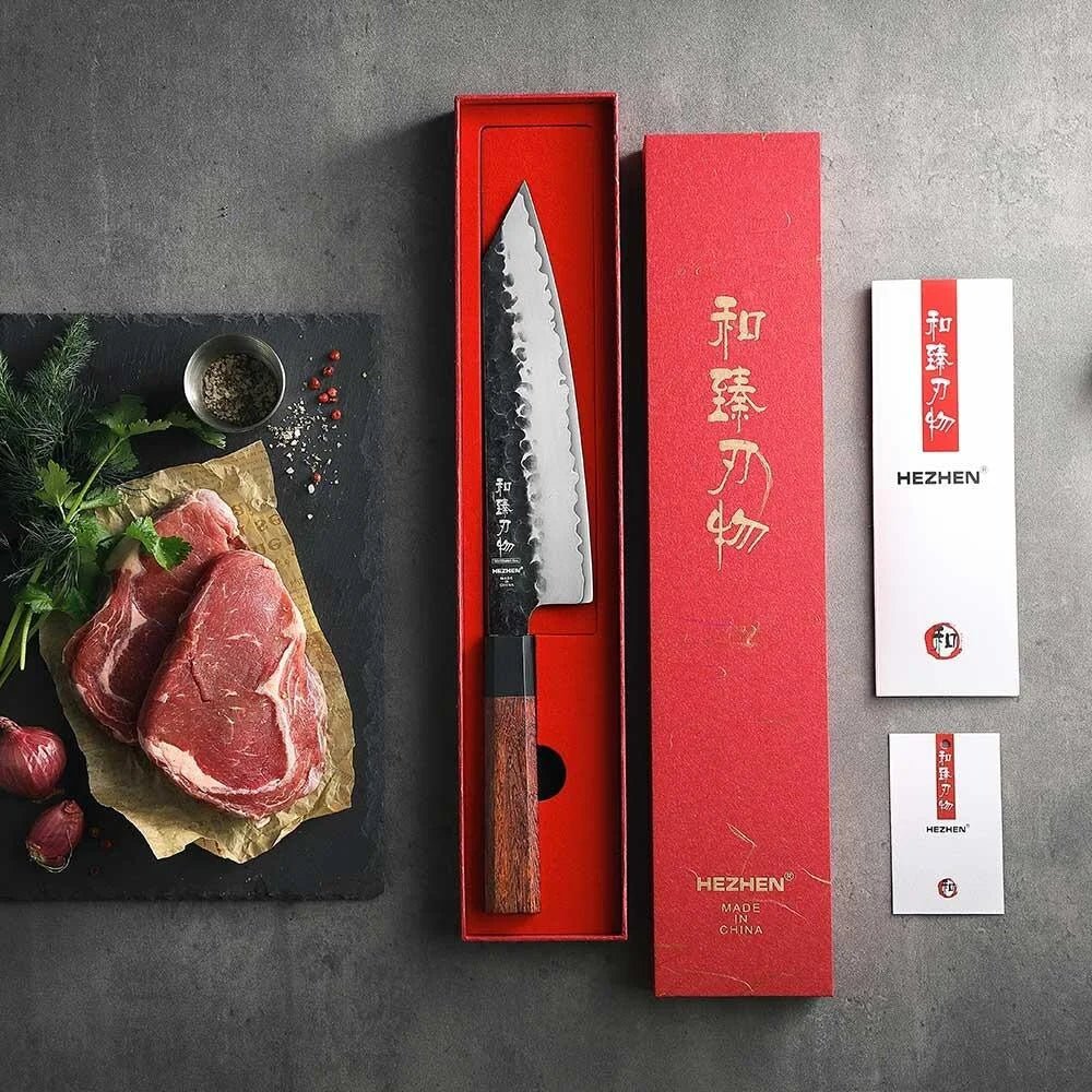 8.5" Bunka Knife - Retro Series (PM8S) - Xinzuo Australia