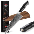 8.5" Bunka Knife with Wooden Sheath - Feng Series (B32) - Xinzuo Australia
