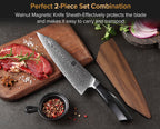 8.5" Bunka Knife with Wooden Sheath - Feng Series (B32) - Xinzuo Australia