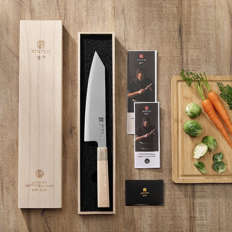 8.5" Bunka Knife - Zhen Series (PM8M) - Xinzuo Australia