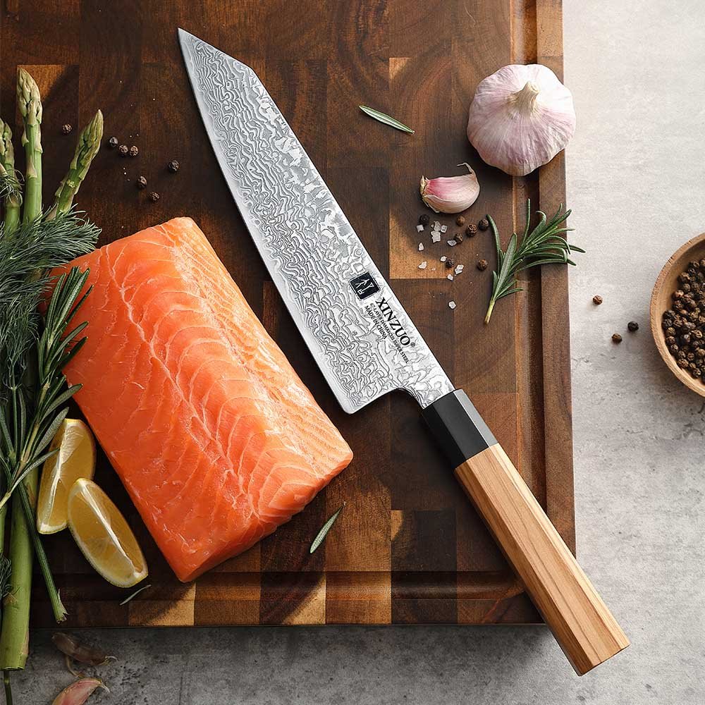 8.5" Bunka Knife - Zhen Series (PM8O) - Xinzuo Australia