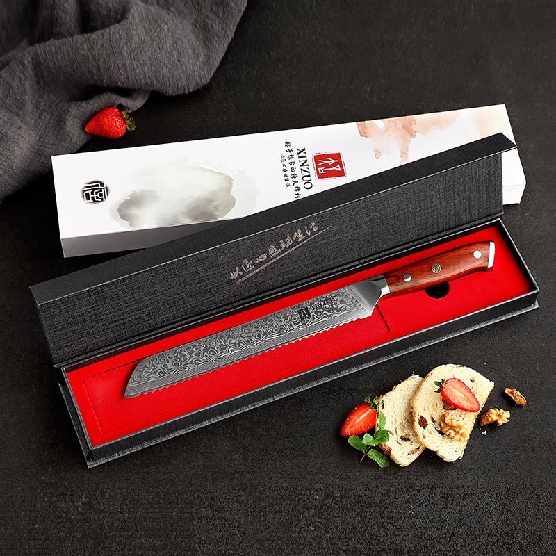 9" Bread Knife - Yu Series (B13R) - Xinzuo Australia