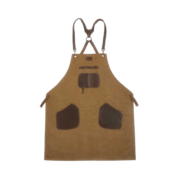 Xinzuo Canvas & Leather Chef Apron
