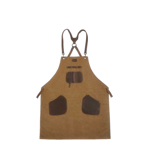 Xinzuo Canvas & Leather Chef Apron
