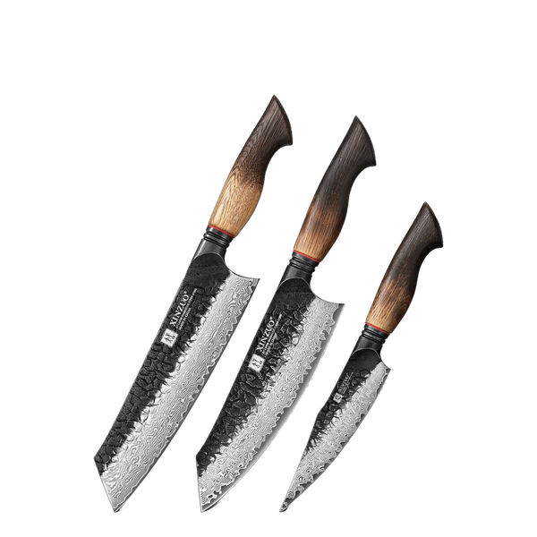 3-Piece Knife Set (Bunka) - Mo Series (X06)
