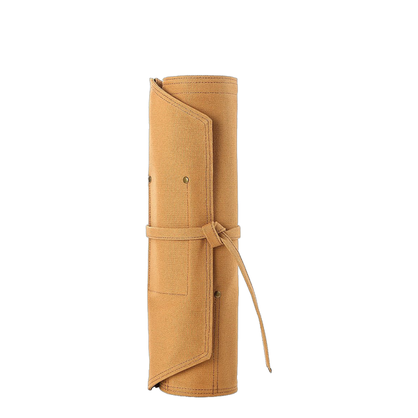 Canvas & Leather 8-Slot Knife Roll