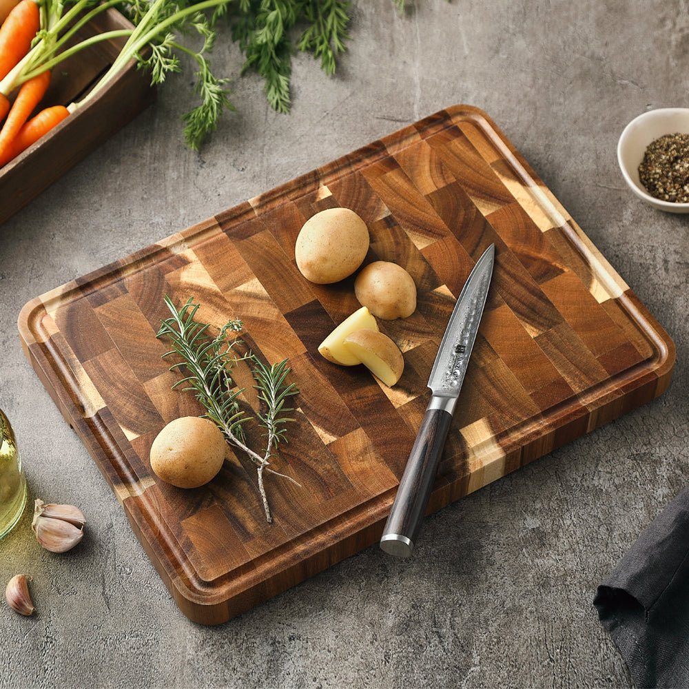 Acacia End Grain Extra Large Chopping Board - Xinzuo Australia