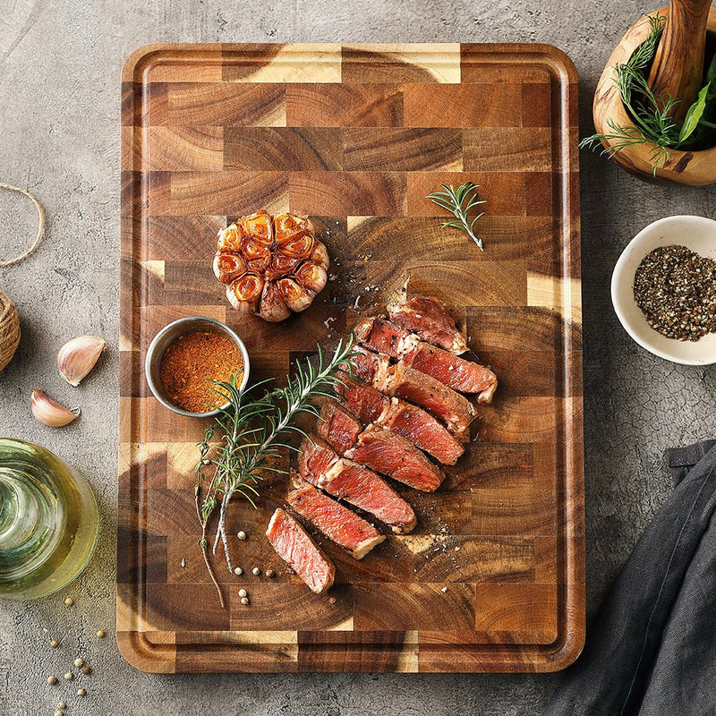 Acacia End Grain Extra Large Chopping Board - Xinzuo Australia