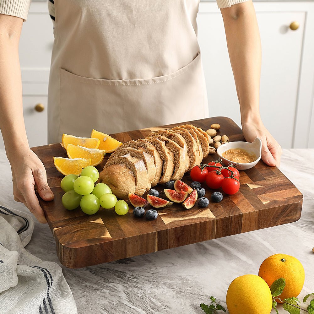 Acacia End Grain Medium Chopping Board - Xinzuo Australia