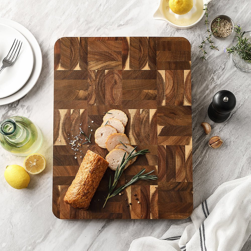 Acacia End Grain Medium Chopping Board - Xinzuo Australia