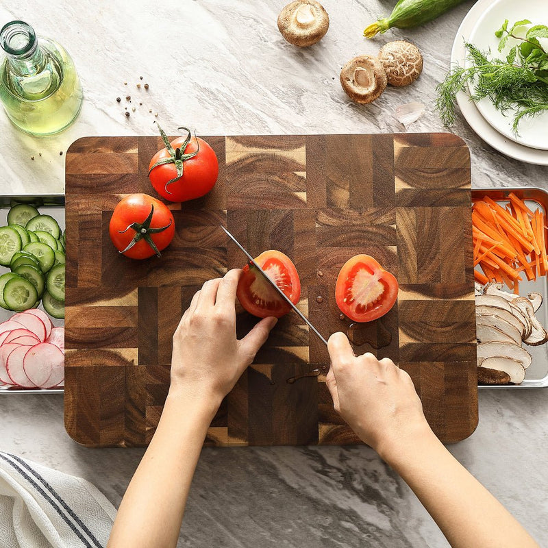 Acacia End Grain Medium Chopping Board - Xinzuo Australia