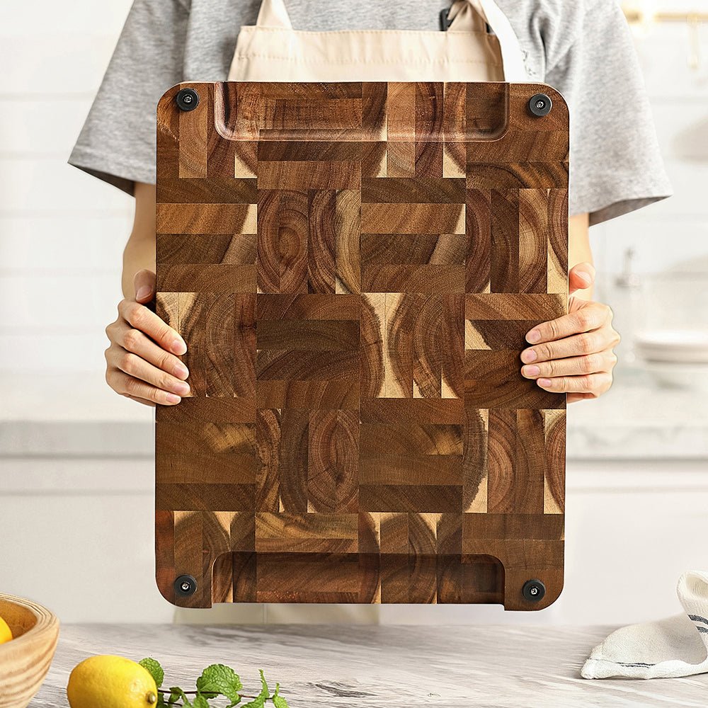 Acacia End Grain Medium Chopping Board - Xinzuo Australia