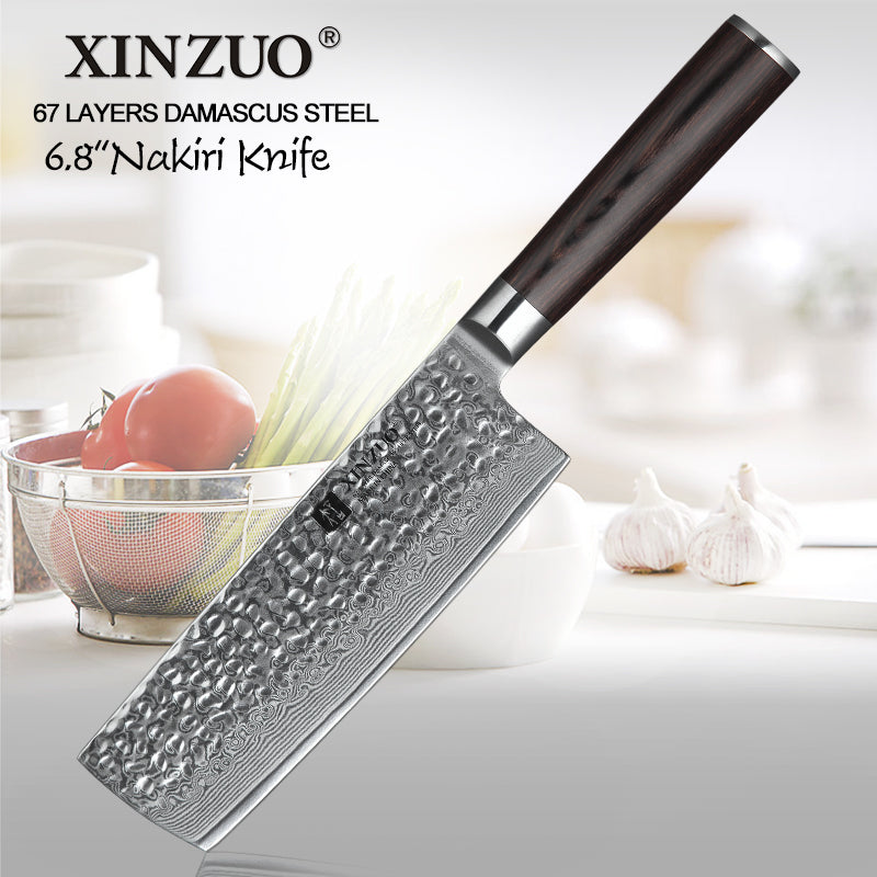 6.8" Nakiri Knife - He Series (B1H) - image 11