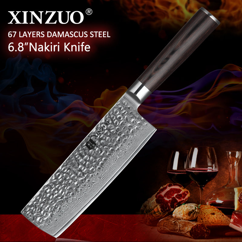 6.8" Nakiri Knife - He Series (B1H) - image 8