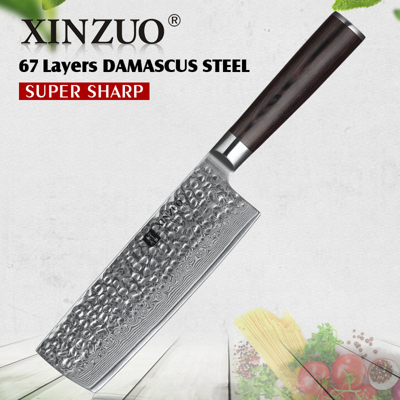 6.8" Nakiri Knife - He Series (B1H) - image 9