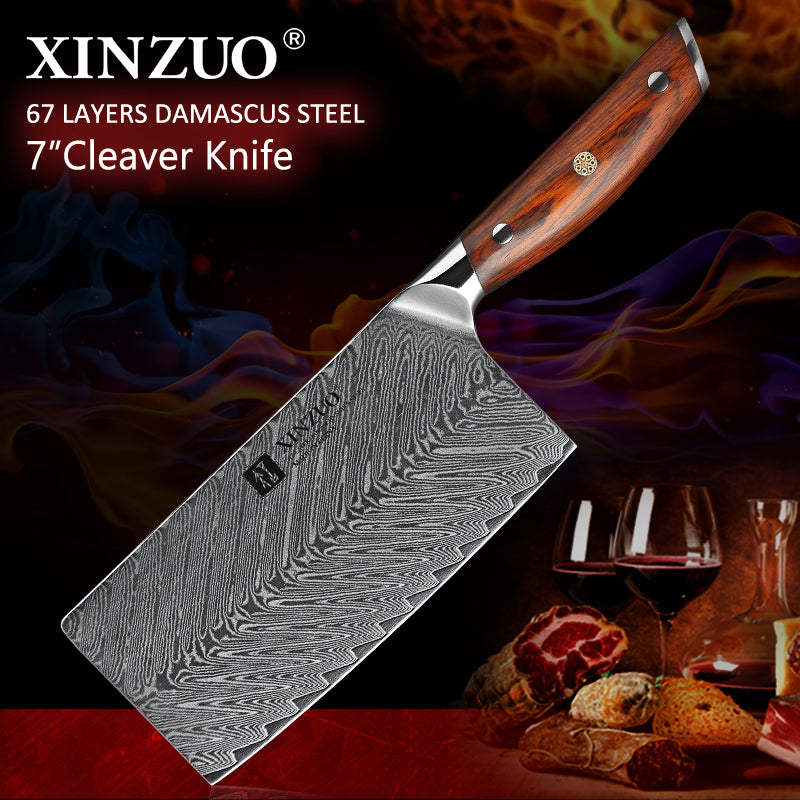 7" Chinese Cleaver - Yi Series (B27) - image 11