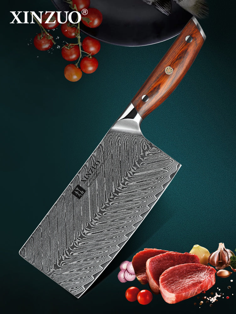 7" Chinese Cleaver - Yi Series (B27) - image 9
