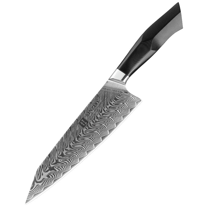 8.5" Bunka Knife with Wooden Sheath - Feng Series (B32) - image 2