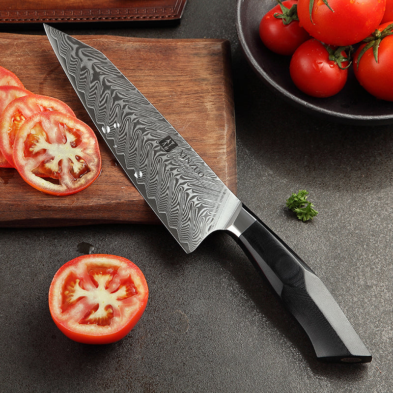 8.5" Bunka Knife with Wooden Sheath - Feng Series (B32) - image 3