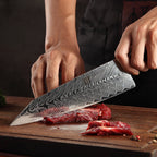 8.5" Bunka Knife with Wooden Sheath - Feng Series (B32) - image 4