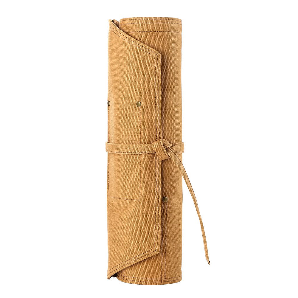 Canvas & Leather 8 - Slot Knife Roll - Xinzuo Australia