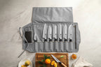 Canvas & Leather 8 - Slot Knife Roll - Xinzuo Australia