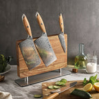Double - Sided Freestanding Magnetic Knife Holder - Xinzuo Australia