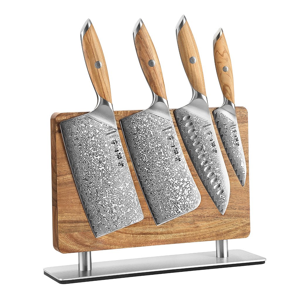 Double - Sided Freestanding Magnetic Knife Holder - Xinzuo Australia