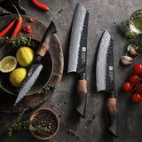 3-Piece Knife Set (Bunka) - Mo Series (X06)