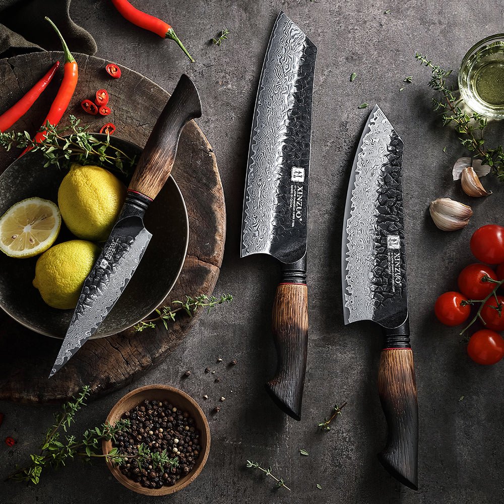 MO Series - 3 - Piece Knife Set (Bunka) - Xinzuo Australia