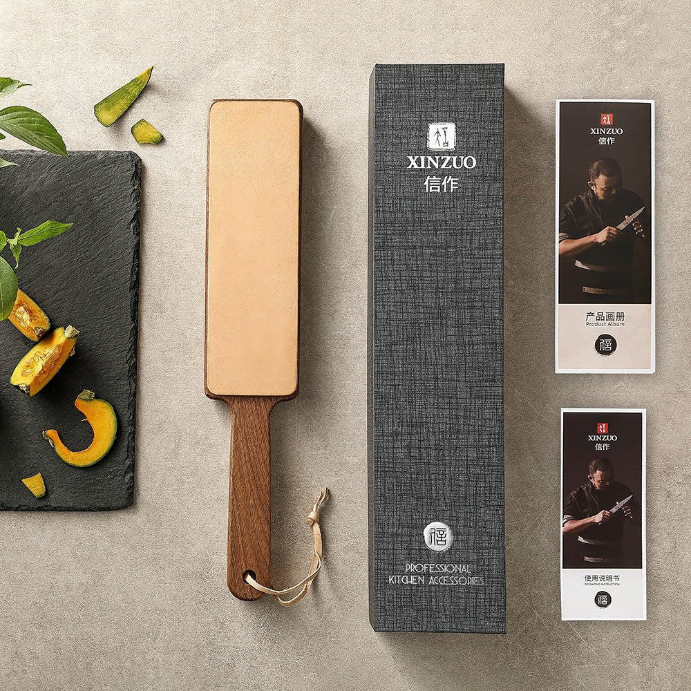 Vegetable Tan Leather Doubled - Sided Strop - Xinzuo Australia