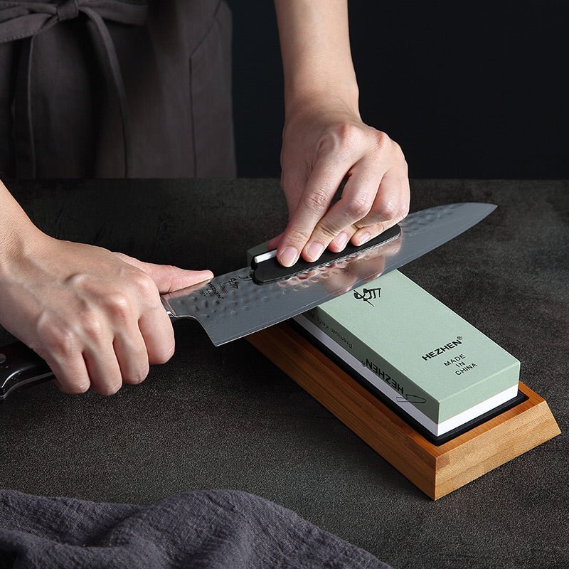 How to Sharpen Kitchen Knives with a Whetstone